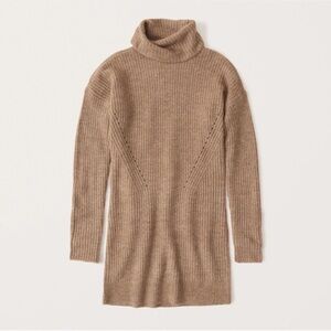 Abercrombie Cozy Brown Turtleneck Sweater